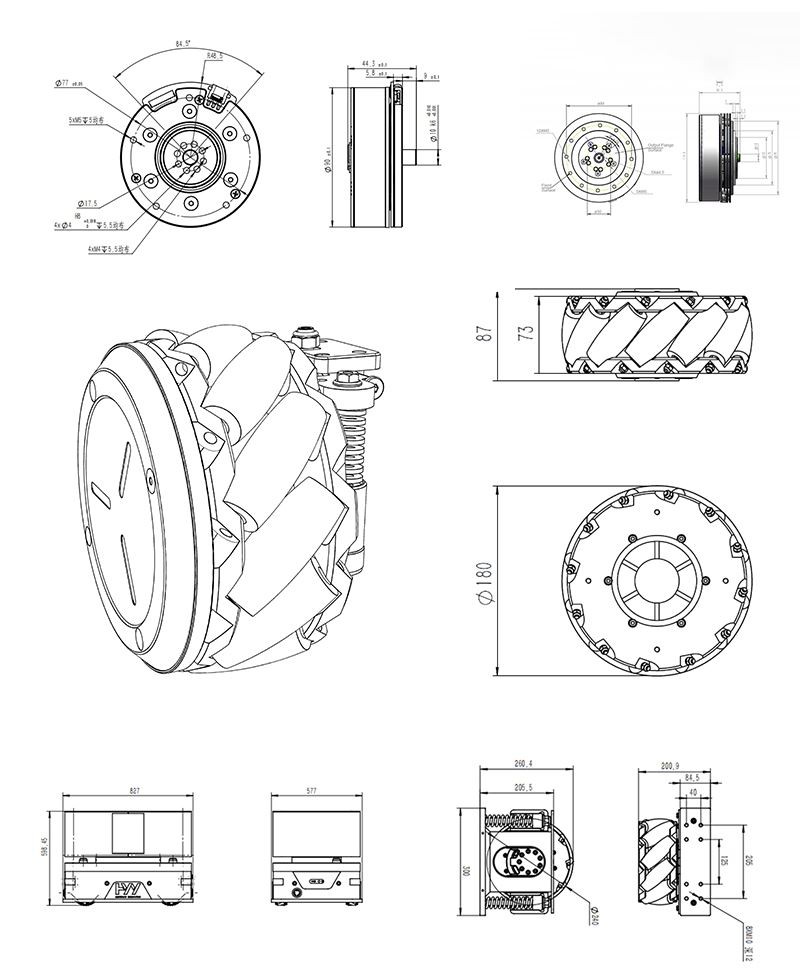 Mecanum Omnidirectional Wheel Mecanum Omnidirectional Wheel